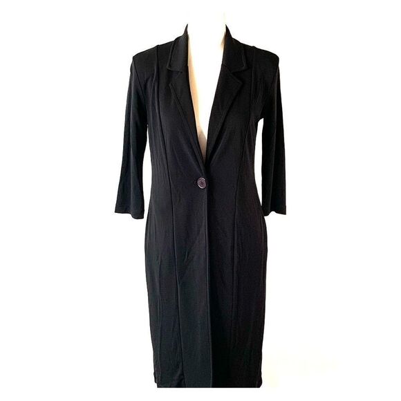 Spiegel Black Trench Blazer XSMALL - Picture 3 of 14